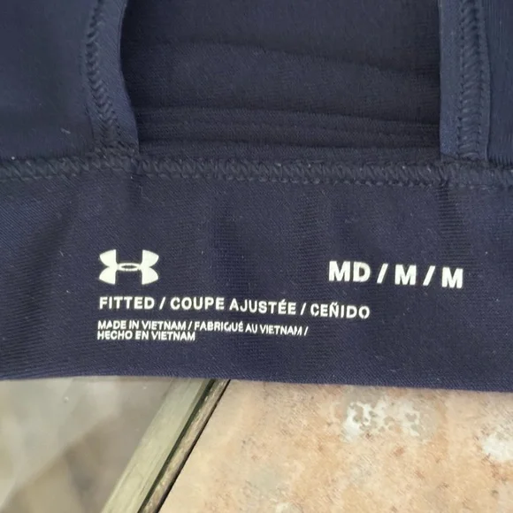 Under Armour Blue Sports Bra with Adjustable Straps - Picture 3 of 3